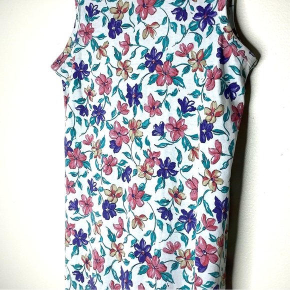 < Vintage Basic Editions Floral Print Maxi Dress > - Picture 5 of 6